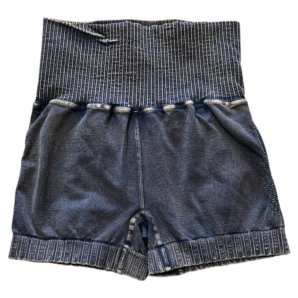 Free People Movement Good Karma Shorts XS/S Deepest Navy NWOT